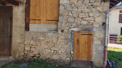 2025 : Création d'un local de stockage du matériel