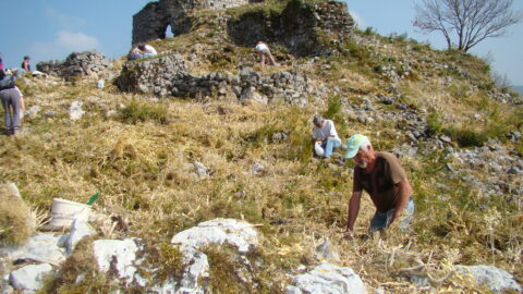 2012 : Prospection archéologique au château et sur son territoire