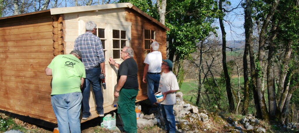 Aménagements au château
