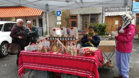 2019 : Stand sur le marché d'Aspet