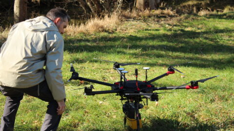2020 : Relevé Lidar pour prospection sur la colline du château