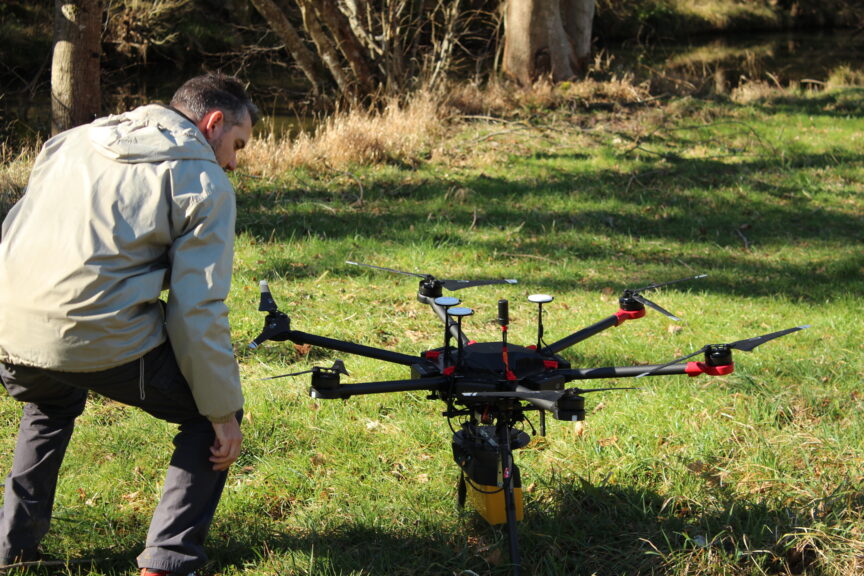Relevé Lidar au château